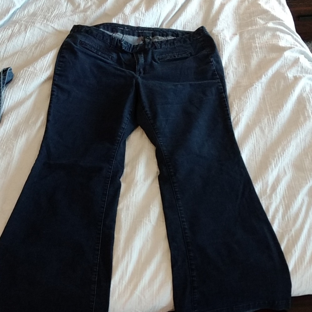Lane Bryant Denim Flare Trousers